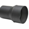 Steckverbinder, Reduzierung, Muffe-Muffe Für Pelletrohr Schwarz