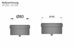 Kondensat-Ventil Für Pellet-Ofenrohr Schwarz -Cafiro Geschäft 4569 1