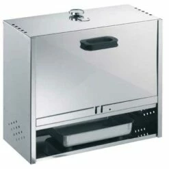 Peetz Räucherofen 990 Mit Schiebetür Inkl. Grundausstattung, Edelstahl