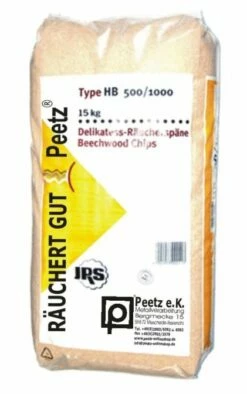 Peetz Delikatess-Räuchermehl Typ HB 500 / 1000, 15 Kg