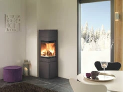 Kaminofen Nordpeis QUADRO 2 Schwarz, 6 KW -Cafiro Geschäft 5494 1
