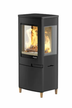 Kaminofen Nordpeis UNO 4 Schwarz, 4 KW -Cafiro Geschäft 5502 301dd8
