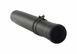 Teleskop-Pellet-Ofenrohr Stahl 500-800 Mm Schwarz