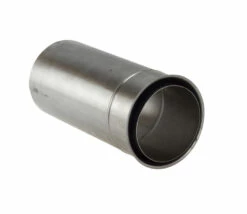 Doppelwandfutter Pellet-Ofenrohr Stahl 300 Mm Lang Unlackiert