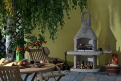 Grillkamin Wellfire SIESTA Braun Mit Betonhaube -Cafiro Geschäft 5755 1