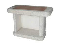 Beistelltisch Für Grillkamin SIESTA Weiß