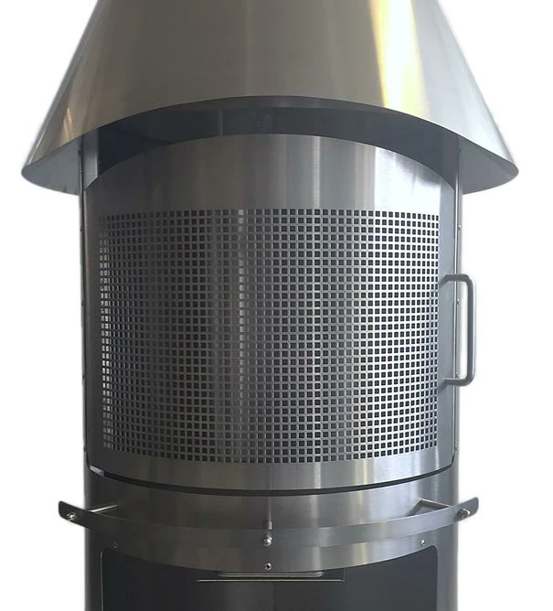 Funkenschutz-Tür Firestar 650 Grillkamin, Edelstahl 1 Funkenschutz-Tür Firestar 650 Grillkamin, Edelstahl