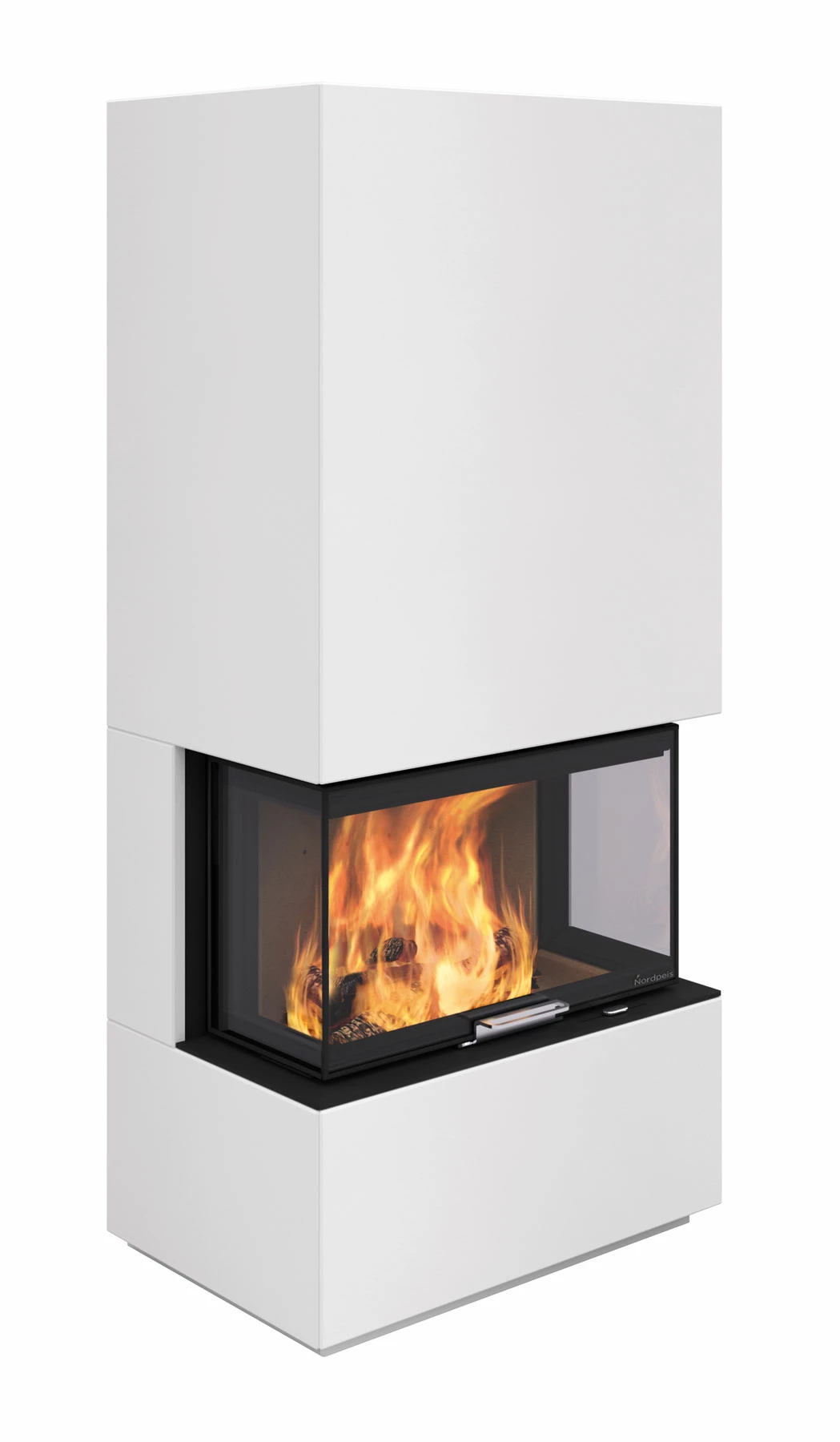 Kaminbausatz Nordpeis MONACO LOW BASE IR Super Max, 8 KW 1 Kaminbausatz Nordpeis MONACO LOW BASE IR Super Max, 8 KW