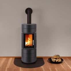 Kaminofen Leda COLONA Lite Schwarz, 6 KW -Cafiro Geschäft 6654 1b4ff6