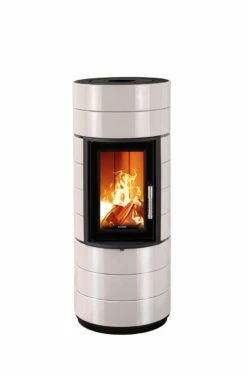 Kaminofen Leda COLONA Lite Weiß Emailliert, 6 KW