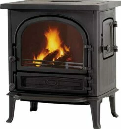 Kaminofen Leda ANTIGUA H Schwarz, 9 KW