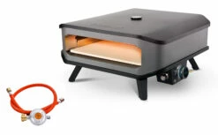 Cozze 17“ Pizzaofen Gas Inkl. Thermometer Und Druckminderer Mit Schlauch