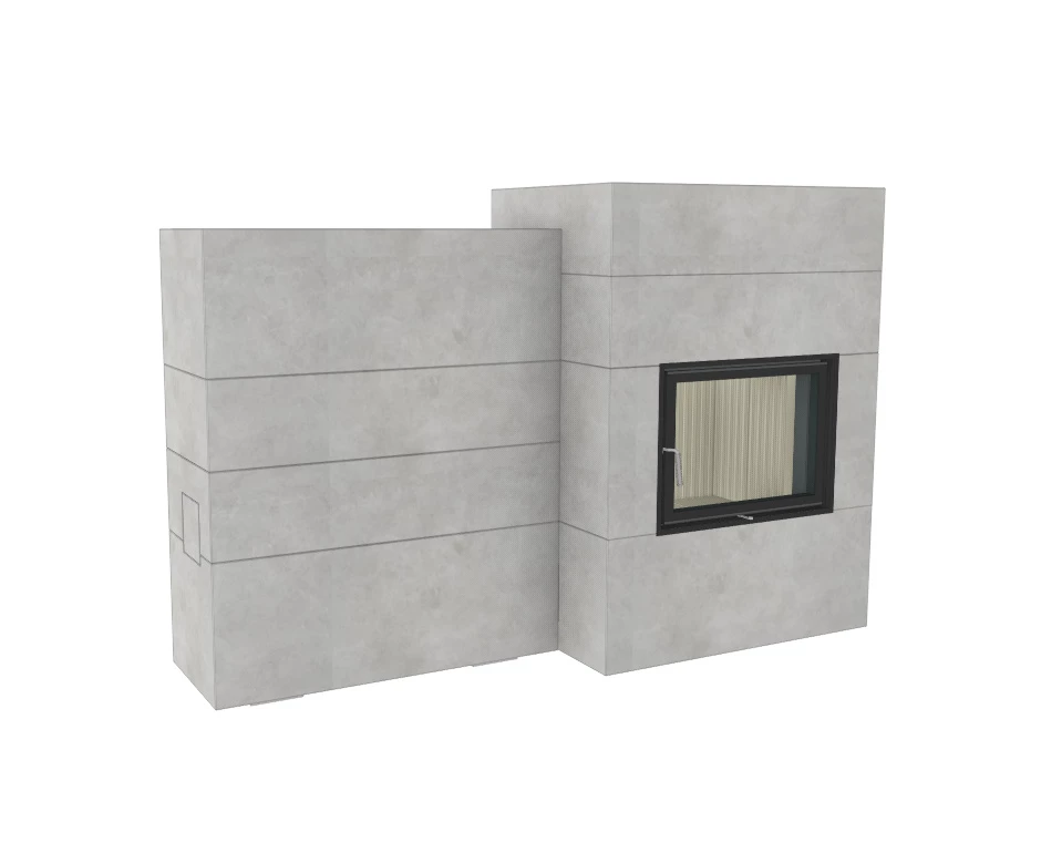 Grundofen Brunner BSG 01 Modul Speicher Stein Nebenstehend, Niedrig 2 Grundofen Brunner BSG 01 Modul Speicher Stein Nebenstehend, Niedrig – Bild 2