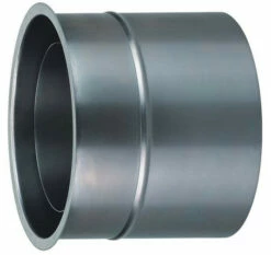 Wandfutter Doppelwandig Rauchrohr Stahl 120 Mm Lang Unlackiert