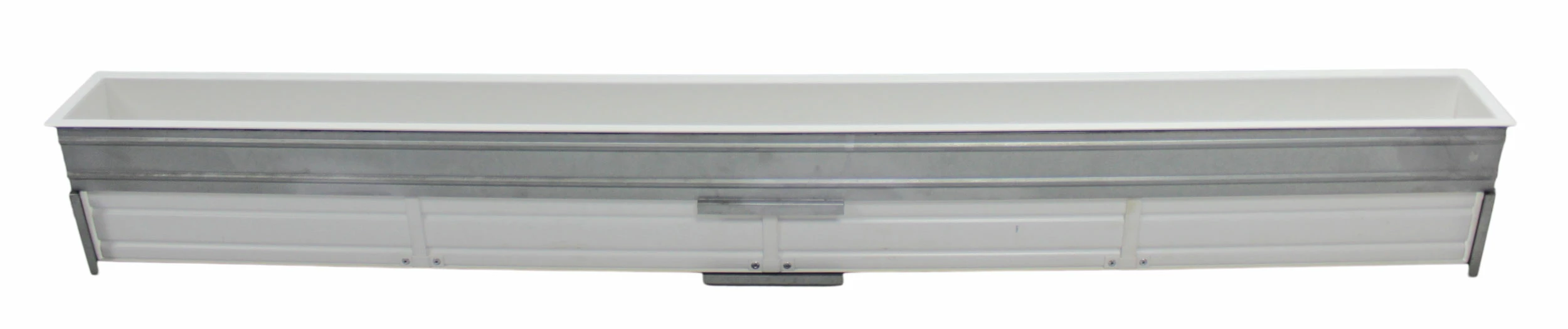 Luftleiste Für Heizeinsätze Weiß Mit Einbaurahmen, Verschließbar 2 Luftleiste Für Heizeinsätze Weiß Mit Einbaurahmen, Verschließbar – Bild 2