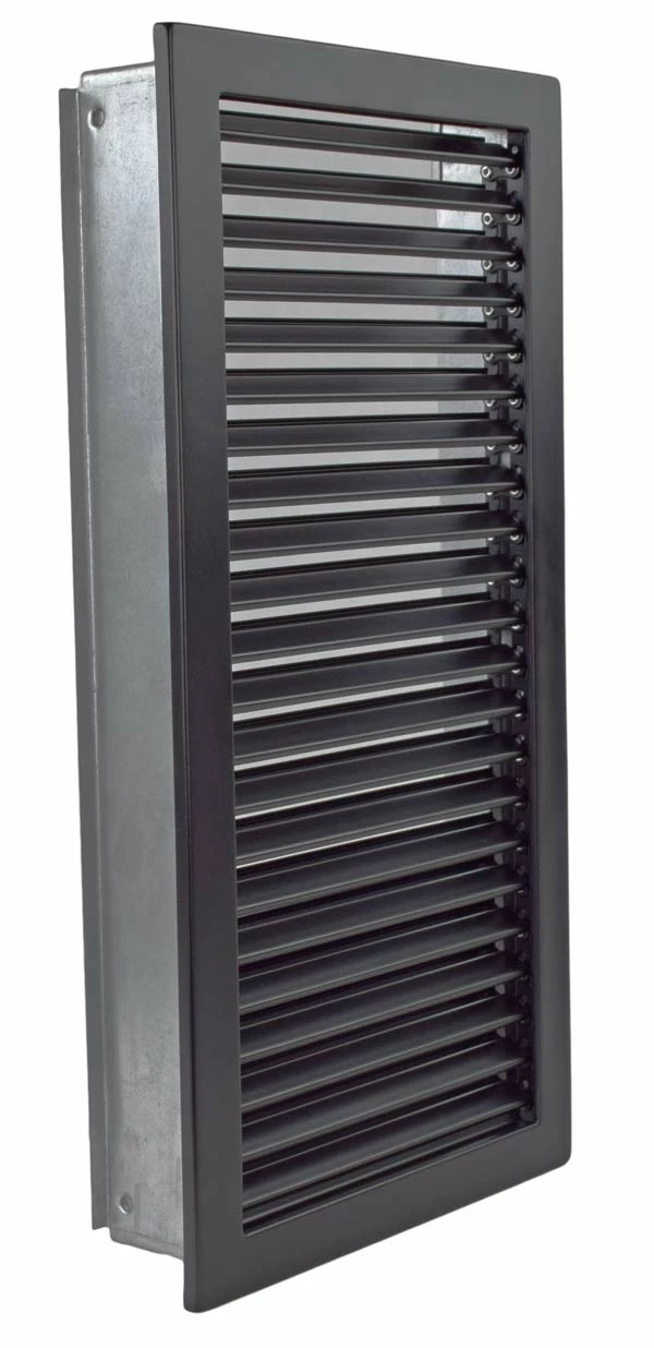 Kaltluftgitter Hochkant Schwarz 1 Kaltluftgitter Hochkant Schwarz