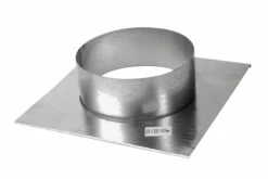 Stutzenblech 45 X 15 Cm Mit Anschlussstutzen