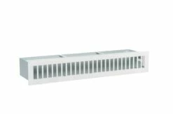 Design-Blende D2 Für Luftleiste Weiß