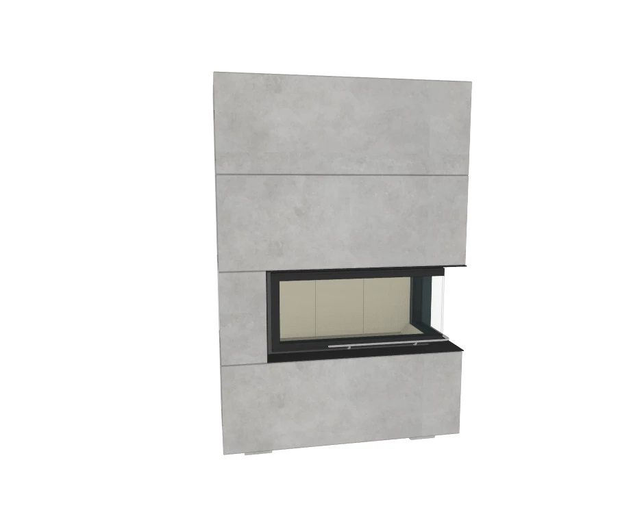 Kaminbausatz Brunner BSK 07 Architektur Kamin Eck Rechts Schiebetür Niedrig 2 Kaminbausatz Brunner BSK 07 Architektur Kamin Eck Rechts Schiebetür Niedrig – Bild 2