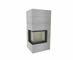 Kaminbausatz Brunner Systemkamin BSK 02 Eck Kamin Links Schiebetür, 11 KW