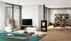 Kaminofen Spartherm AMBIENTE A8, 5,9 KW -Cafiro Geschäft a8 nero