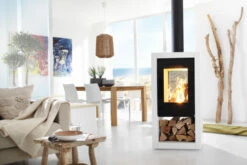 Kaminofen Spartherm AMBIENTE A8, 5,9 KW -Cafiro Geschäft a8 weiss milieu 02