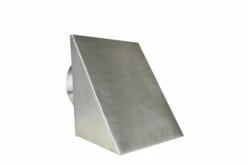 Außenluftgitter 23 X 23 Cm Mit Haube, Edelstahl