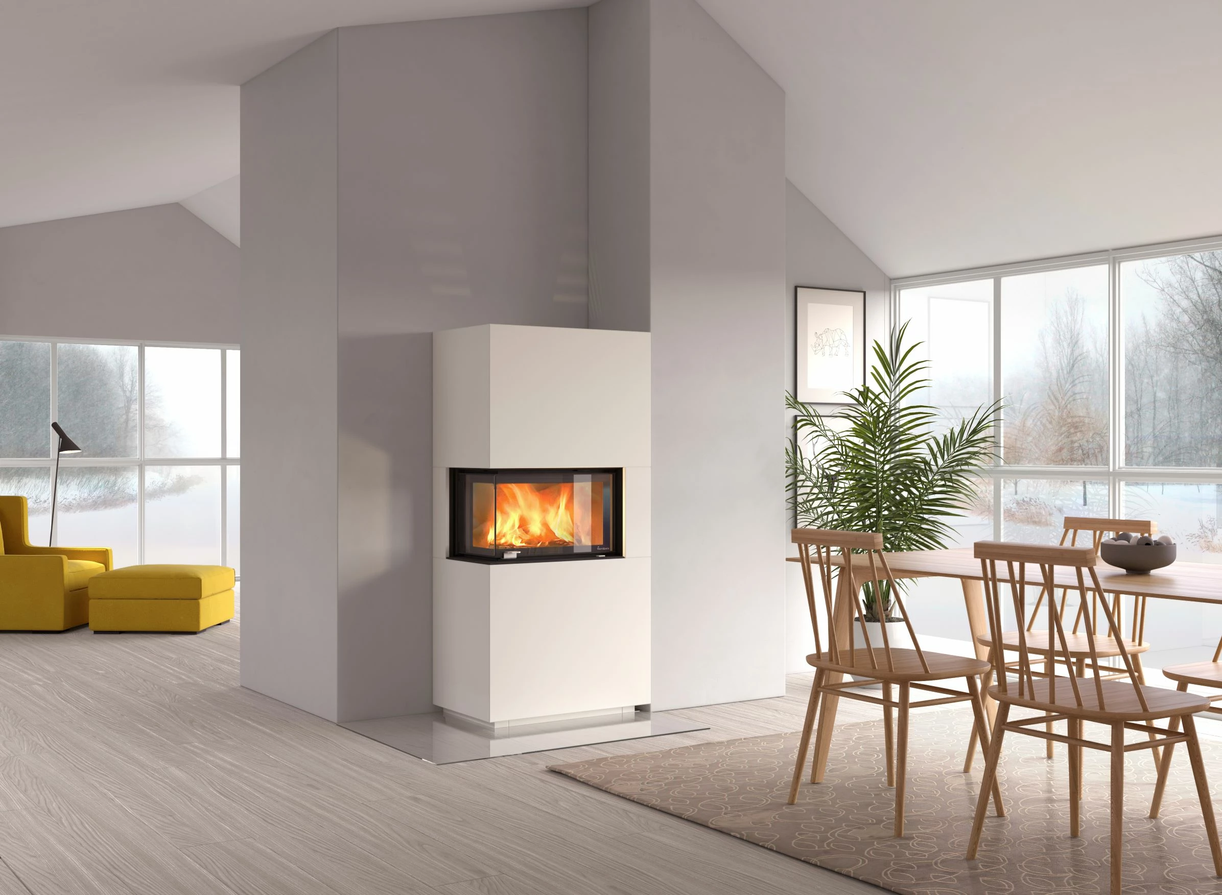 Kaminbausatz Nordpeis MONACO A Links IR Super Max, 7 KW 3 Kaminbausatz Nordpeis MONACO A Links IR Super Max, 7 KW – Bild 3