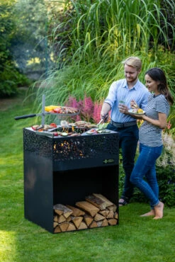 Feuerkorb Mit Grillplatte Feu Du Jardin CUBE 1000 Mit Holzfach, Schwarz 17 Feuerkorb Mit Grillplatte Feu Du Jardin CUBE 1000 Mit Holzfach, Schwarz -Cafiro Geschäft b7e451c5e43645ad1a48cf08ba611ba0