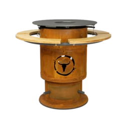 MOESTA-BBQ Bandit FirePlace Inkl. Bambus Ablagen, BBQ-Disk Und Bambus Lasur