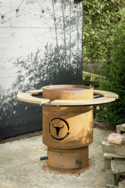 MOESTA-BBQ Bandit FirePlace Inkl. Bambus Ablagen Und Bambus Lasur -Cafiro Geschäft bandit terasse anwendung 805