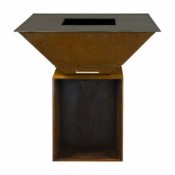 Feuerschale Plancha BlackBull BigQube L Wood -Cafiro Geschäft bigqube l wood corten