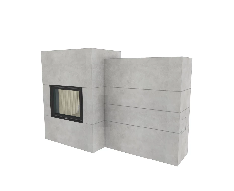 Grundofen Brunner BSG 01 Modul Speicher Stein Nebenstehend, Niedrig 5 Grundofen Brunner BSG 01 Modul Speicher Stein Nebenstehend, Niedrig – Bild 5