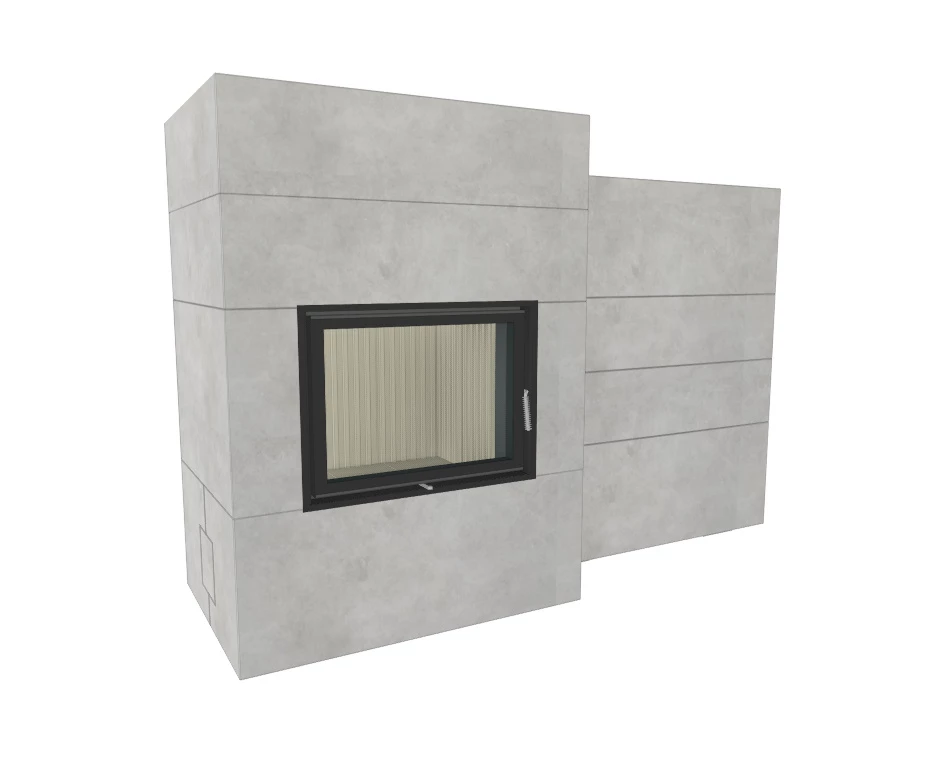 Grundofen Brunner BSG 01 Modul Speicher Stein Nebenstehend, Niedrig 7 Grundofen Brunner BSG 01 Modul Speicher Stein Nebenstehend, Niedrig – Bild 7