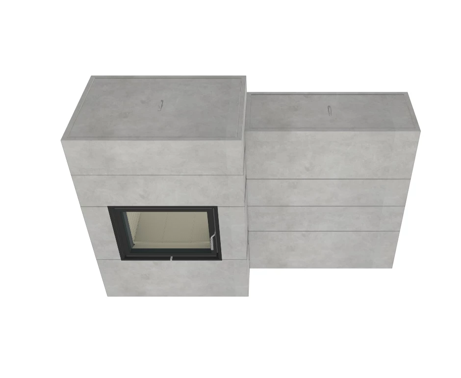 Grundofen Brunner BSG 01 Modul Speicher Stein Nebenstehend, Niedrig 11 Grundofen Brunner BSG 01 Modul Speicher Stein Nebenstehend, Niedrig – Bild 11