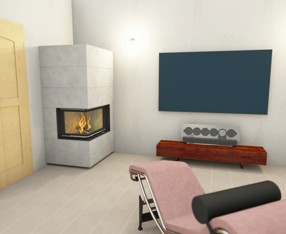 Kaminbausatz Brunner Systemkamin BSK 02 Eck Kamin Rechts Schiebetür, 11 KW 10 Kaminbausatz Brunner Systemkamin BSK 02 Eck Kamin Rechts Schiebetür, 11 KW – Bild 10