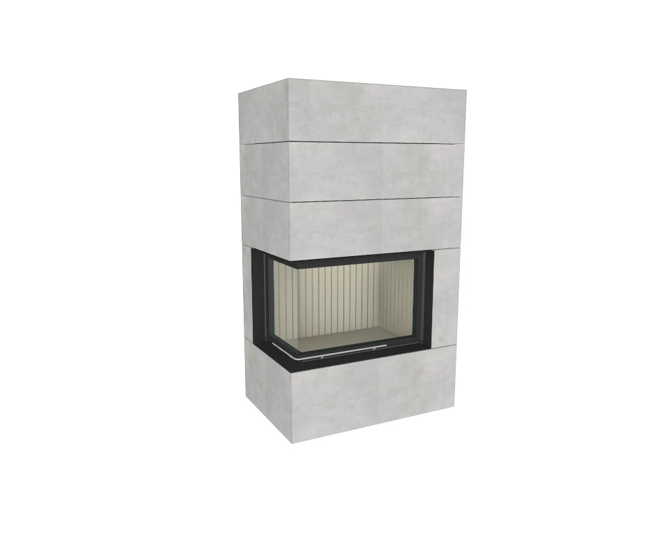 Kaminbausatz Brunner Systemkamin BSK 03 Eck Kamin Rechts Schiebetür, 12 KW 1 Kaminbausatz Brunner Systemkamin BSK 03 Eck Kamin Rechts Schiebetür, 12 KW