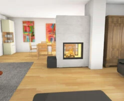 Kaminbausatz Brunner BSK 04 Stil Kamin Tunnel Schiebetür-Kipptür, 10,5 KW -Cafiro Geschäft bsk04t 01vvhkm7ie4vddb