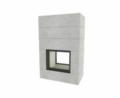 Kaminbausatz Brunner BSK 04 Stil Kamin Tunnel Schiebetür-Kipptür, 10,5 KW -Cafiro Geschäft bsk04t 03it3plbu154yzb