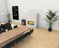 Kaminbausatz Brunner Systemkamin BSK 06 Architektur Kamin Schiebetür, 14 KW -Cafiro Geschäft bsk06 01jfr66f4gmyrip