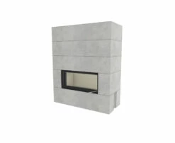 Kaminbausatz Brunner Systemkamin BSK 06 Architektur Kamin Schiebetür, 14 KW