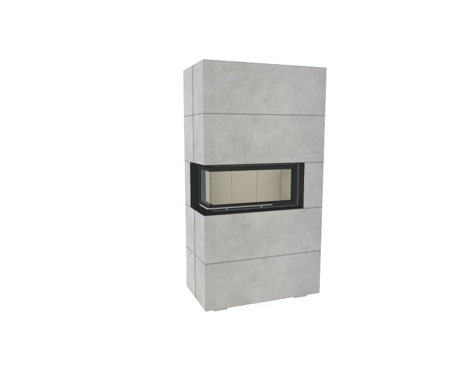 Kaminbausatz Brunner BSK 07 Architektur Kamin Eck Links Schiebetür Hoch, 10 KW 1 Kaminbausatz Brunner BSK 07 Architektur Kamin Eck Links Schiebetür Hoch, 10 KW