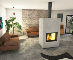 Kaminbausatz Brunner Systemkamin BSK 08 Kompakt Kamin Tunnel, 11 KW -Cafiro Geschäft bsk08t 02umimnk58hqyjg