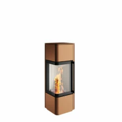 Kaminofen Spartherm CUBO S, 5,9 KW -Cafiro Geschäft cubo s rostbraun metallic feuer