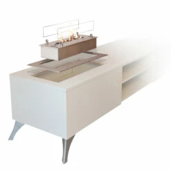 Einbauprofil L Mit Bio Ethanol Brenner Silber Xaralyn -Cafiro Geschäft d91569eebd385b24127f10c83f11ff29