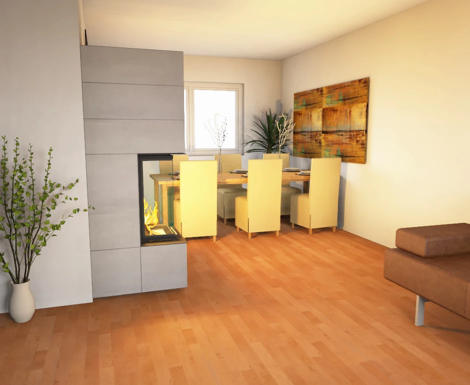 Kamineinsatz Brunner Panorama Kamin 70 X 25 X 40 X 25 Schiebetür, 8 KW 7 Kamineinsatz Brunner Panorama Kamin 70 X 25 X 40 X 25 Schiebetür, 8 KW – Bild 7