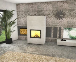 Kaminbausatz Brunner Systemkamin BSK 08 Kompakt Kamin Drehtür Warmluftaufsatz, 11 KW -Cafiro Geschäft e4c57aa0621eeb7040734eb3da202e53