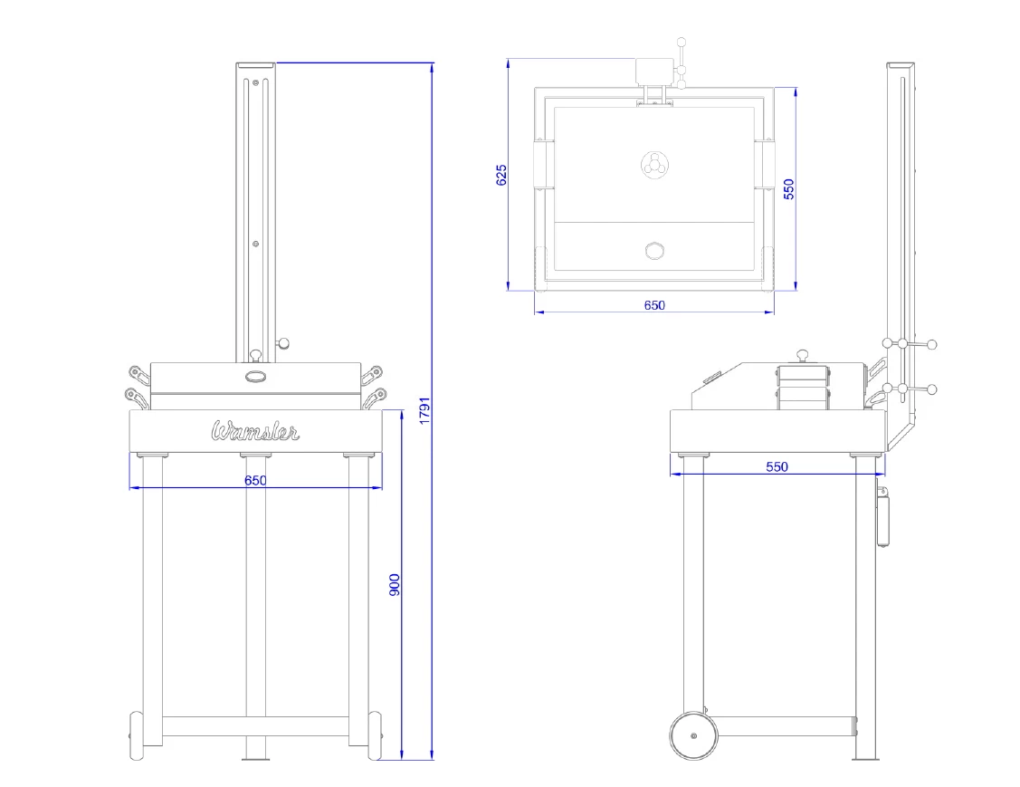 Edelstahlgrill Wamsler LIFTER DELUXE Mit Grillhaube 6 Edelstahlgrill Wamsler LIFTER DELUXE Mit Grillhaube – Bild 6