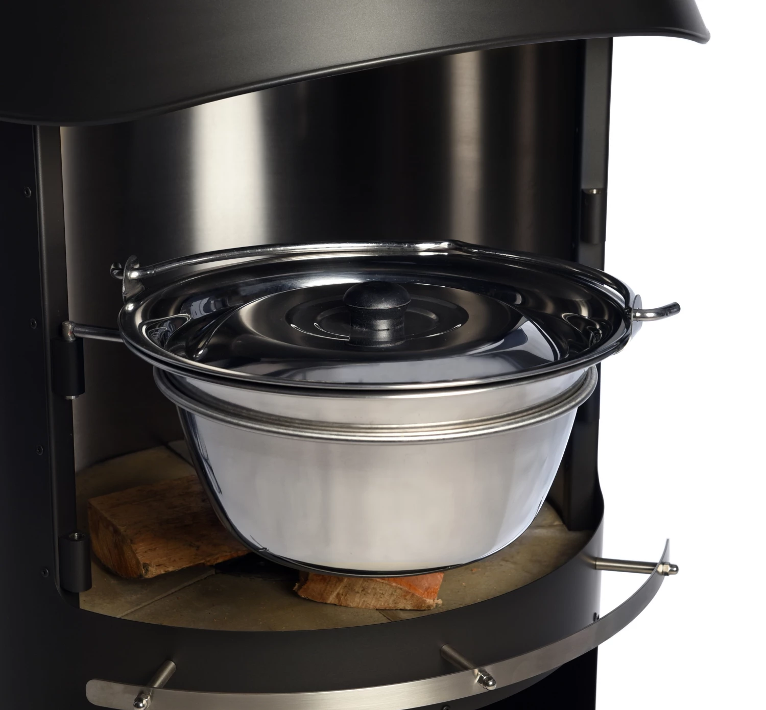 Gulaschtopf Edelstahl Für Grillkamin Wamsler PRESTIGE 70/70 GL 2 Gulaschtopf Edelstahl Für Grillkamin Wamsler PRESTIGE 70/70 GL – Bild 2