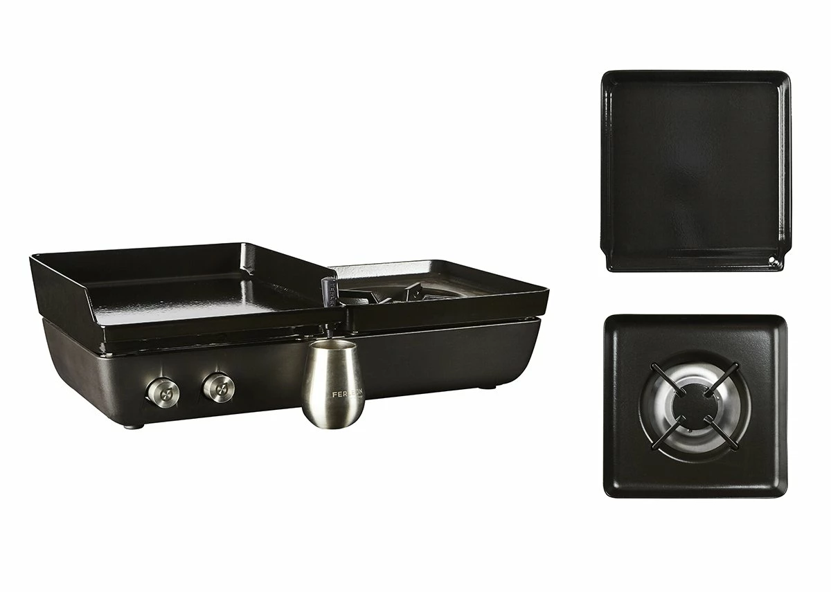 Gasgrill Ferleon PATIO II, Plancha/Hob (Kochfeld) 2 Gasgrill Ferleon PATIO II, Plancha/Hob (Kochfeld) – Bild 2